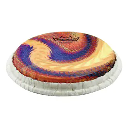 Remo - Tucked Skyndeep 7.15-Inch Bongo Drumhead with Serpentine Day Graphic and Weather-Resistant Construction