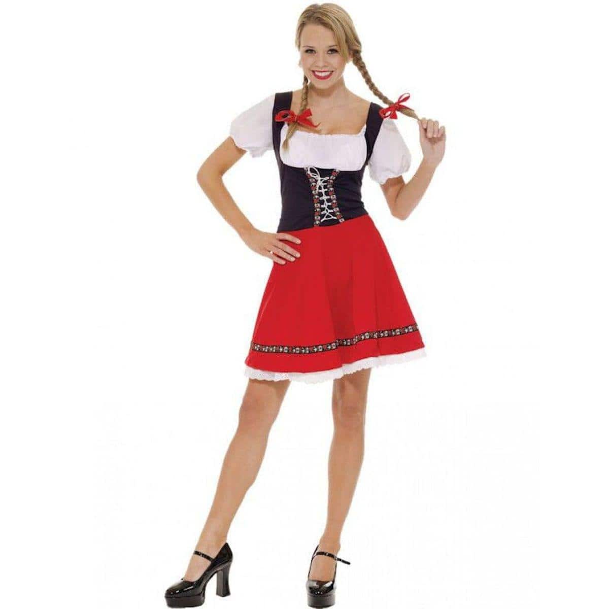 Busy Bee - Heidi Adult Costume, Small - Red price history on PriceWatchPro