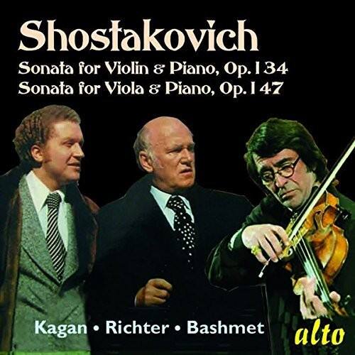 Shostakovich  
Sonata for Violin & Piano, Op. 134  
Sonata for Viola & Piano, Op. 147  

Kagan • Richter • Bashmet  

alto