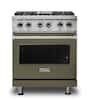 Front. Viking - 30-Inch Dual Fuel Freestanding Range - Martini.