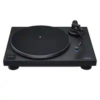Technics - HiFi Bluetooth Turntable with Coreless Direct Drive Motor, Audiophile-Grade Cartridge and Precision Tonearm - Charcoal Black - Front_Zoom