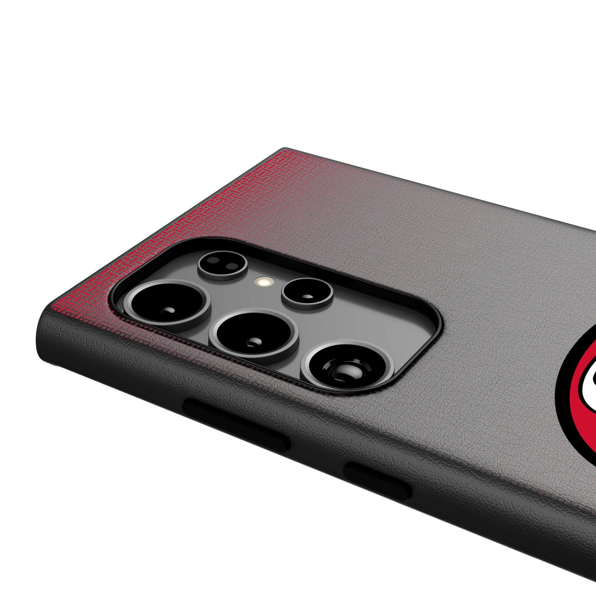 Alt View 3. Keyscaper - San Francisco 49ers Historic Collection 1989-1995 Galaxy Magnetic Bump Case - S24 - Black.