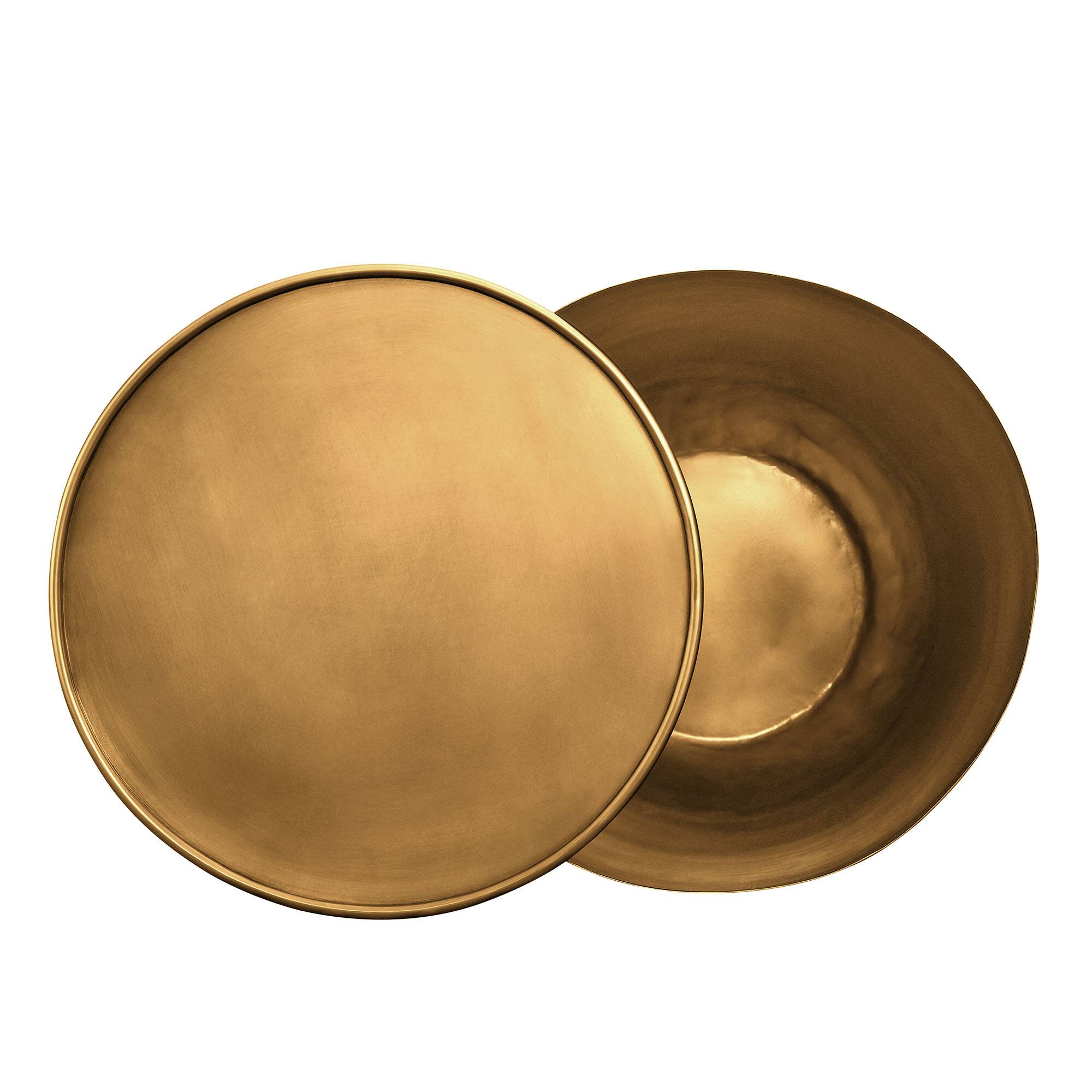 Alt View 5. Modway - Viora Metal Storage Side Table by Modway - Burnished Brass.