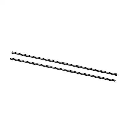 Front. Yakima - Yakima RoundBar Medium 58” Steel Round Roof Rack System Crossbars, Set of 2 - Black.