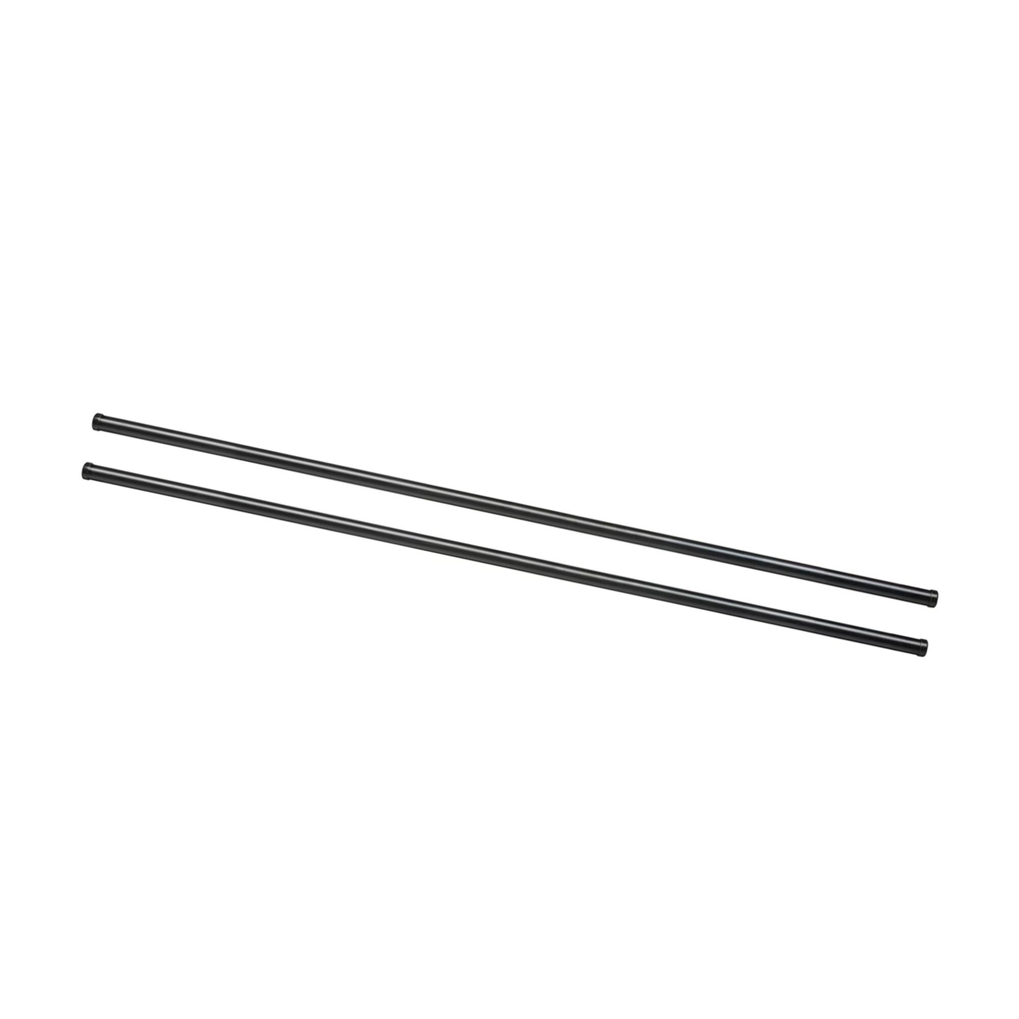 Front. Yakima - Yakima RoundBar Medium 58” Steel Round Roof Rack System Crossbars, Set of 2 - Black.