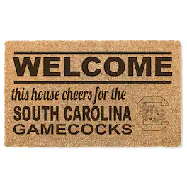 Jardine - South Carolina Gamecocks 18" x 30" Welcome Doormat - Brown