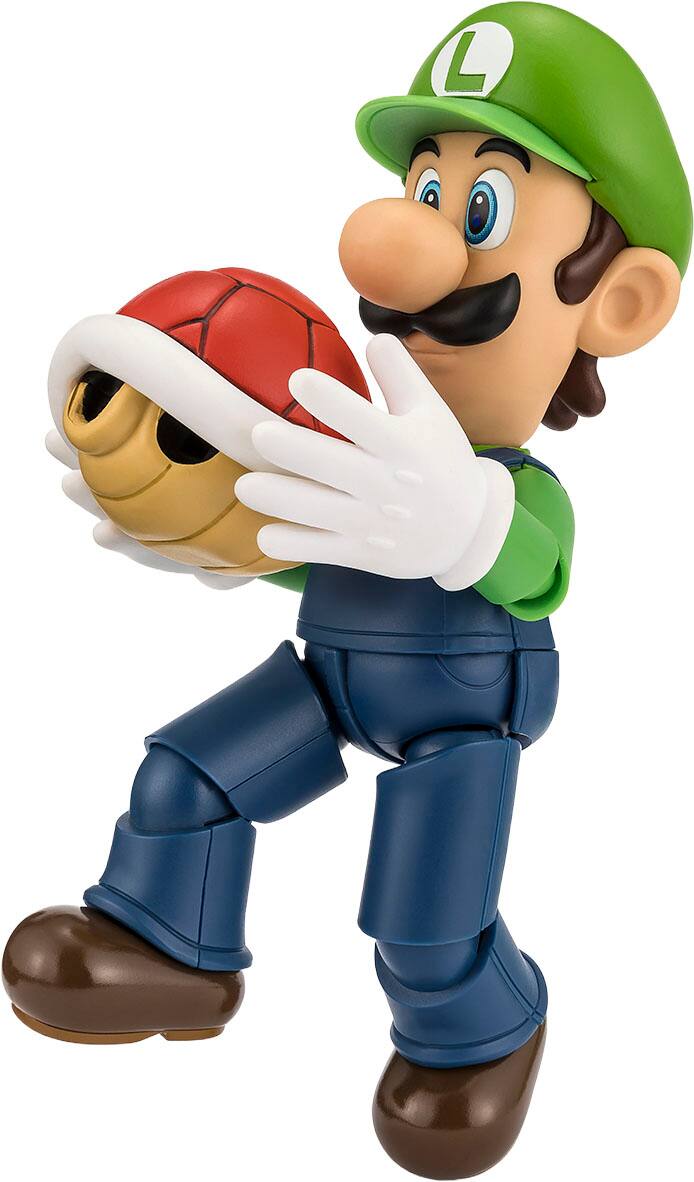 Alt View 3. Bandai - 4.3" Luigi - Super Mario - Tamashii Nations S.H. Figuarts.
