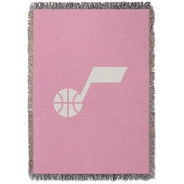 Chad & Jake - Utah Jazz Woven Blanket - Pink
