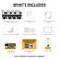 What's Included:
- 4x Defender 3K+ Guard Pro PTZ Dual Lens Cameras
- 4x Camera Power Supply (10ft)
- 4x Camera Power Extension Cable (25ft)
- 4x Ethernet Waterproof Cable Shield
- 4x Camera Mounting Hardware
- 4x Drilling Template
- Window Warning Sticker (5x3in)
- Warranty Registration Insert
- Quick Start Guide
- Free Lifetime Customer Support
