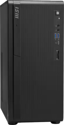 MSI - PRO DP180 AI Tower Desktop - Intel Core Ultra 7 265 2025 - 16GB Memory - 1TB Storage - Copilot+ PC - DP180AIPG1462 - Black