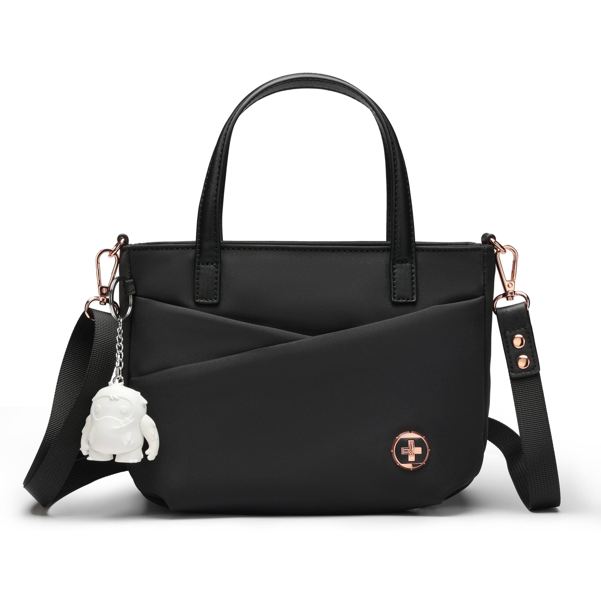 Alt View 1. Swissdigital Design - Swissdigital SD7518-01 Katy Rose NG Black Mini Tote Bag - Black.