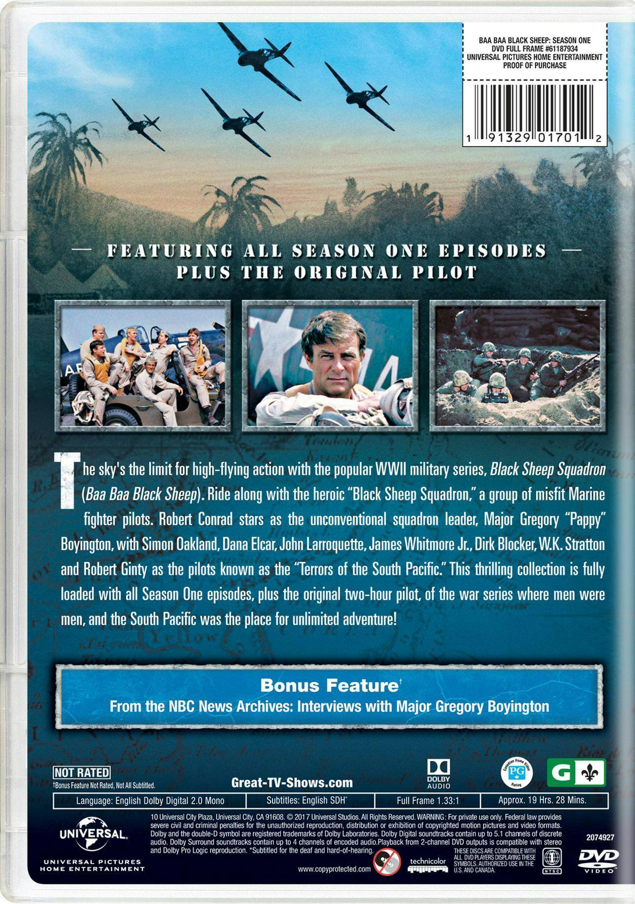 Back. Baa Baa Black Sheep: Season One (Box Set) [DVD].