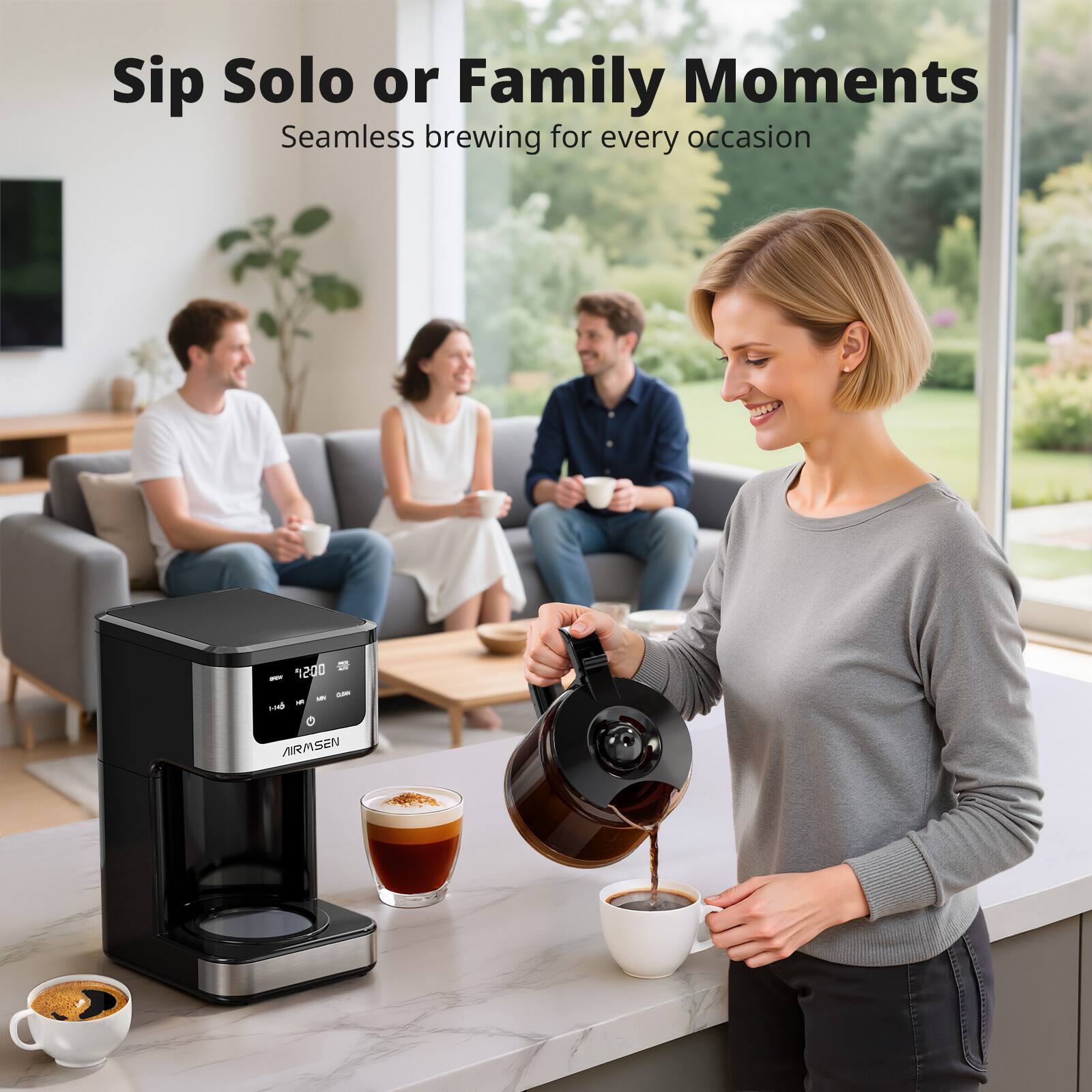 Sip Solo or Family Moments  
Seamless brewing for every occasion  

11200  
ARMSEN