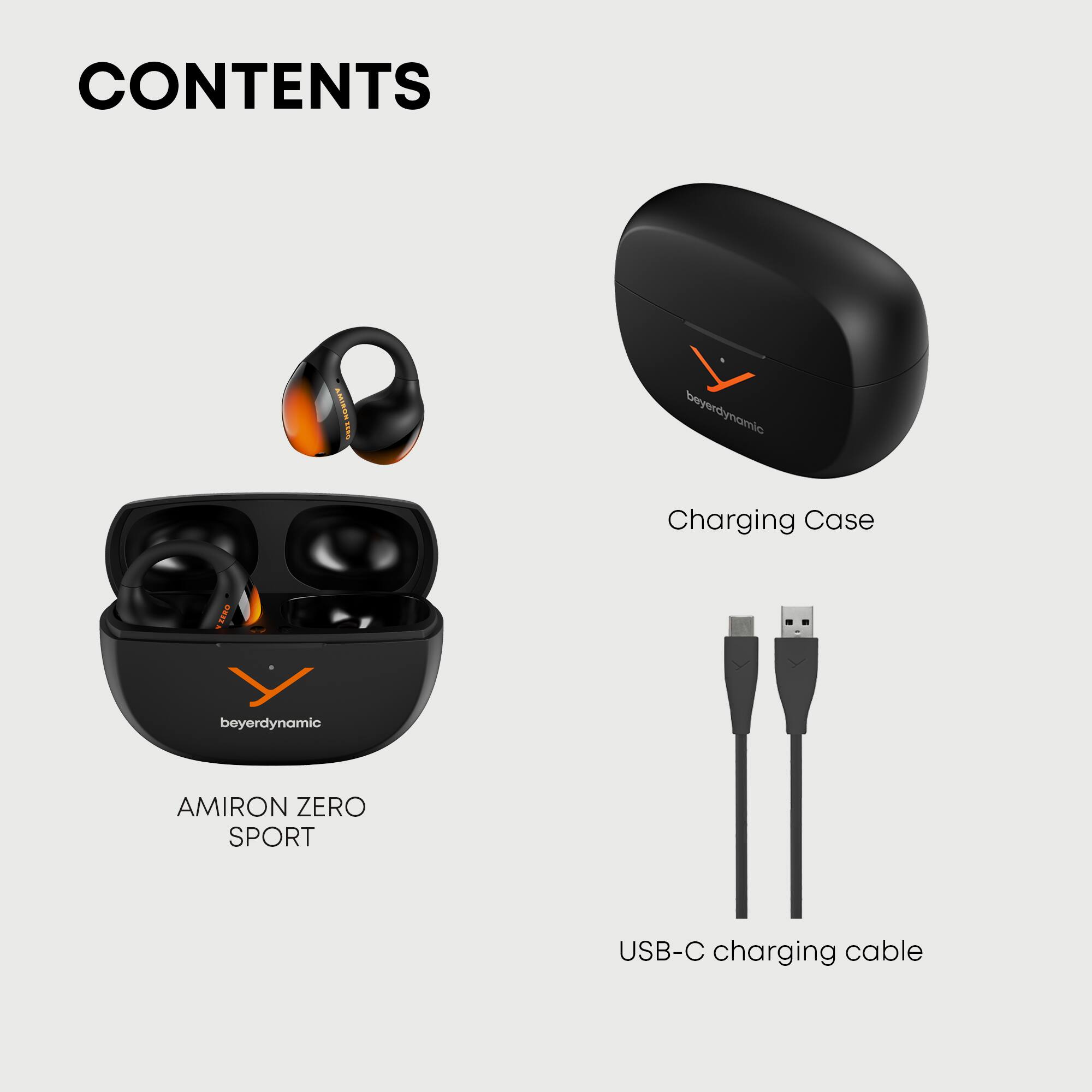 Beyerdynamic Amiron Zero Open Back Clip on Earphones Sport 1002273