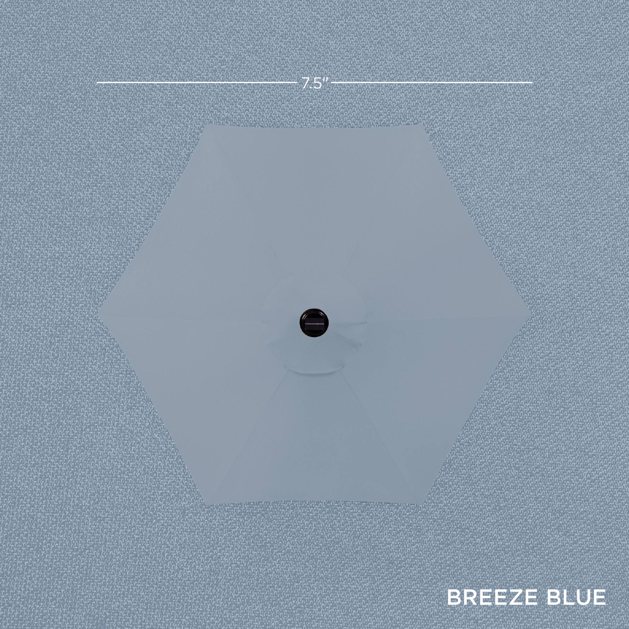 The corrected text is: "7.5" Breeze Blue."