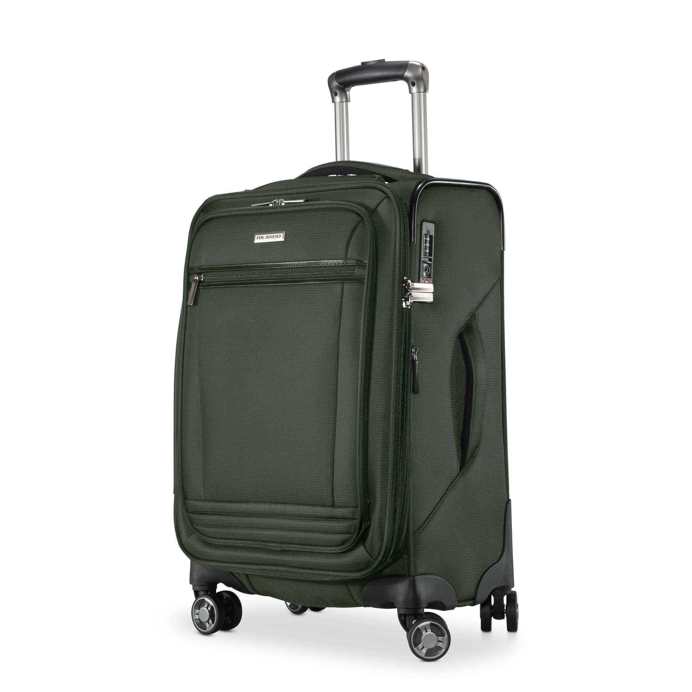 Angle. Ricardo Beverly Hills - Avalon Softside Carry-On, Juniper Green - Juniper Green.