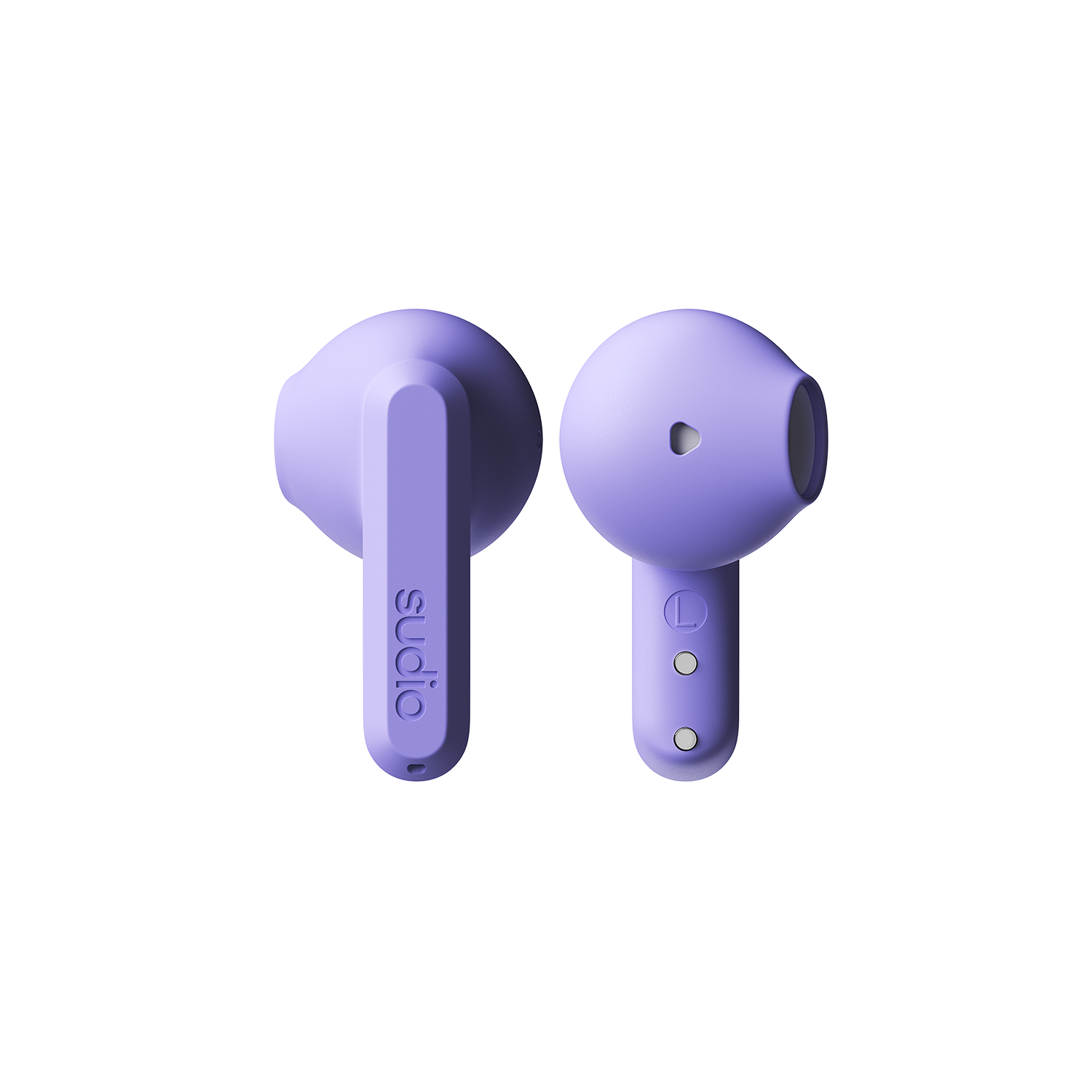 Left. Sudio - Sudio A3 True Wireless - Purple - Purple.