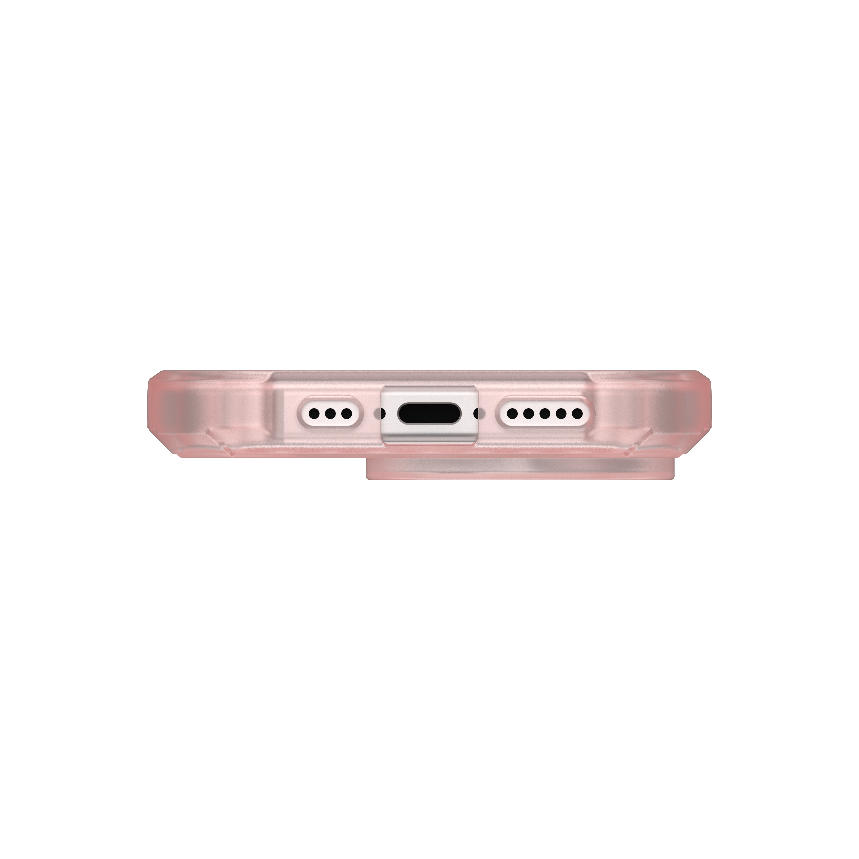 Alt View 3. UAG - Essential Armor Series Case with Magsafe for Apple iPhone 16 Pro - Rose.