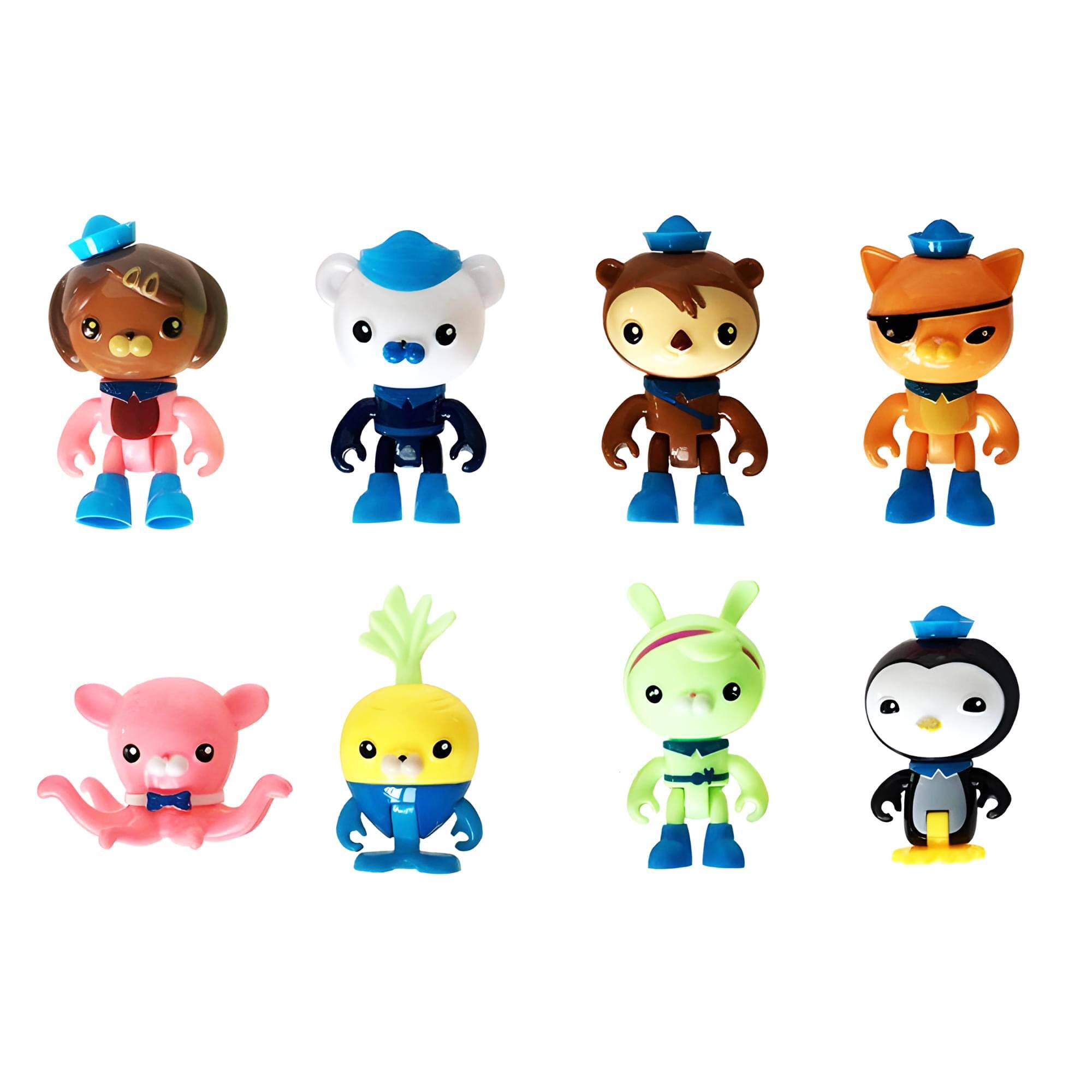 Alt View 10. Fisher-Price - Octonauts Octo-Crew 3 Inch Mini Figure Set | 8 Figures - Blue.