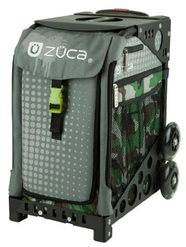 Zuca - Sport Paintball Insert Bag (Camo w/ Gray Dots) w/ Frame - Black