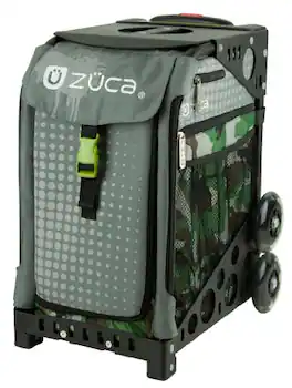 Zuca - Sport Paintball Insert Bag (Camo w/ Gray Dots) w/ Frame - Black