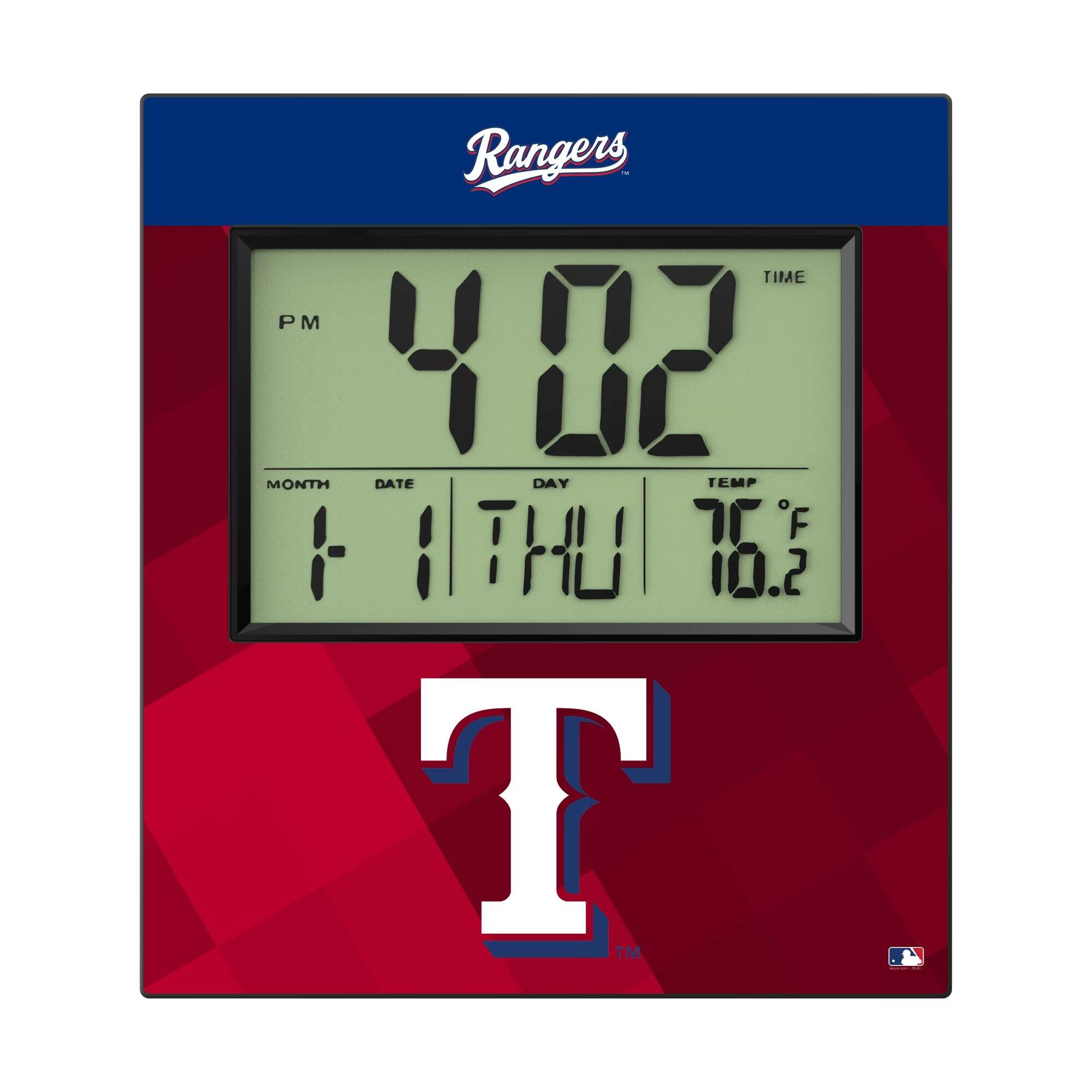 Rangers - TIME PM 4:02 MONTH 1 DATE 1 DAY THU TEMP 76.2 F
