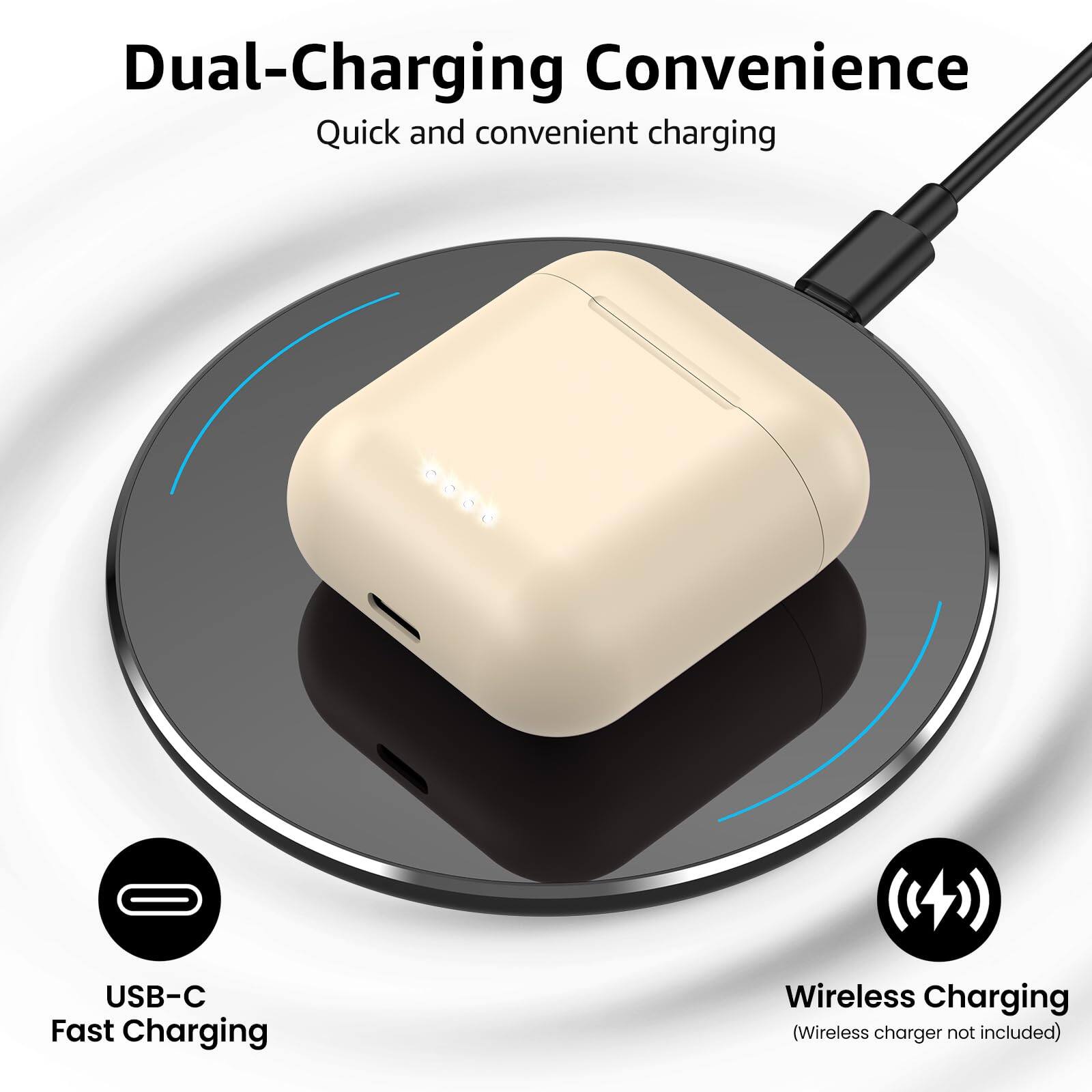 Dual-Charging Convenience  
Quick and convenient charging  
USB-C Fast Charging  
Wireless Charging (Wireless charger not included)