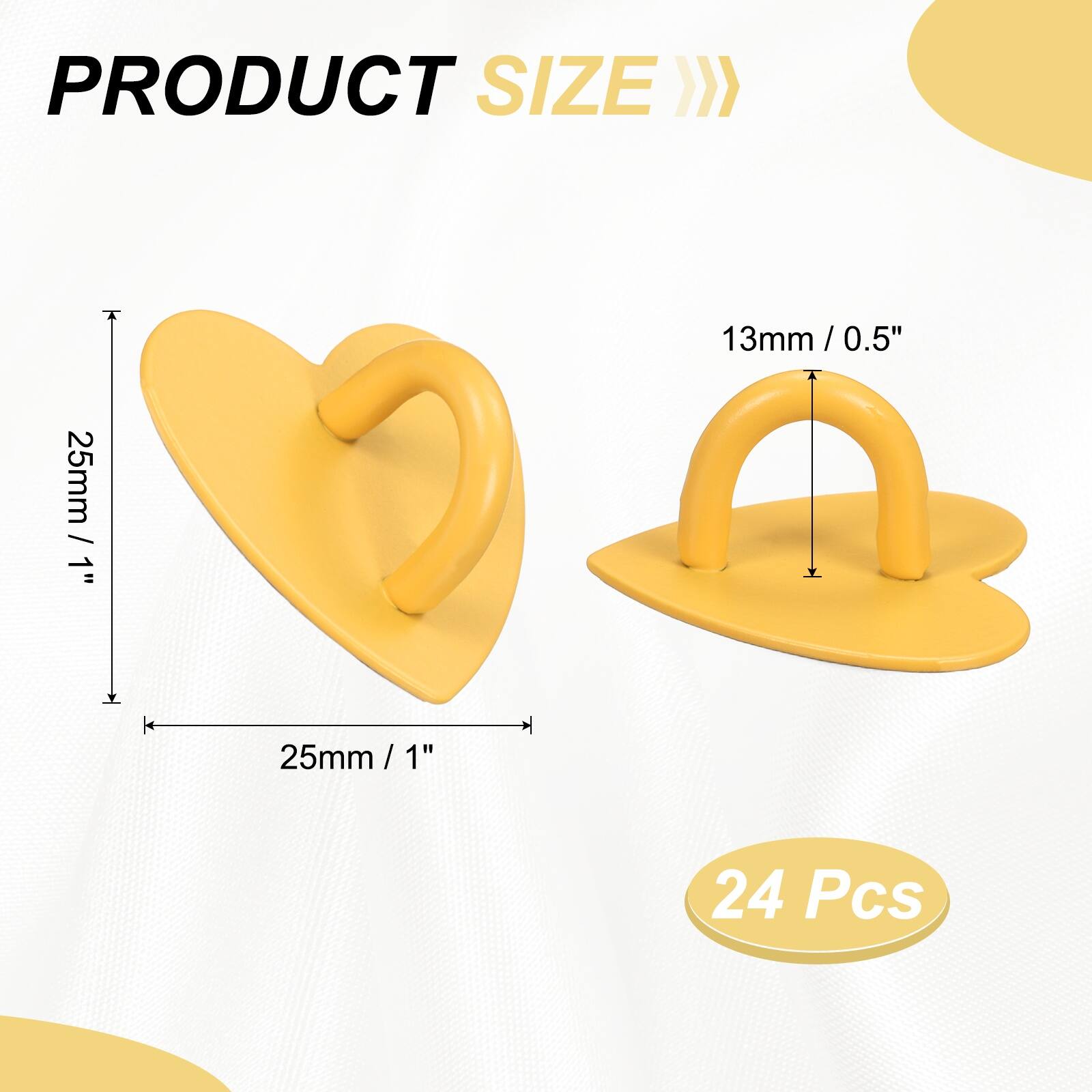 PRODUCT SIZE

13mm / 0.5"  
25mm / 1"  
25mm / 1" / 1"  
24 Pcs