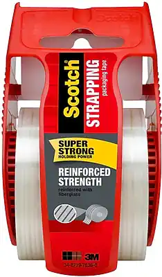 Scotch Strapping
Packaging Tape
Super Strong Holding Power
Reinforced Strength
Reinforced with Fiberglass
3M
34-8719-7635-0