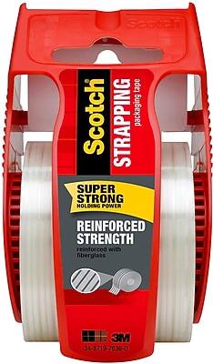 Scotch Strapping  
Packaging Tape  
Super Strong Holding Power  
Reinforced Strength  
Reinforced with Fiberglass  
3M  
34-8719-7635-0