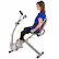 Alt View 4. Stamina Products - Stamina Products Recumbent Indoor Cardio Exercise Bike with Upper Body Exerciser - Gray.