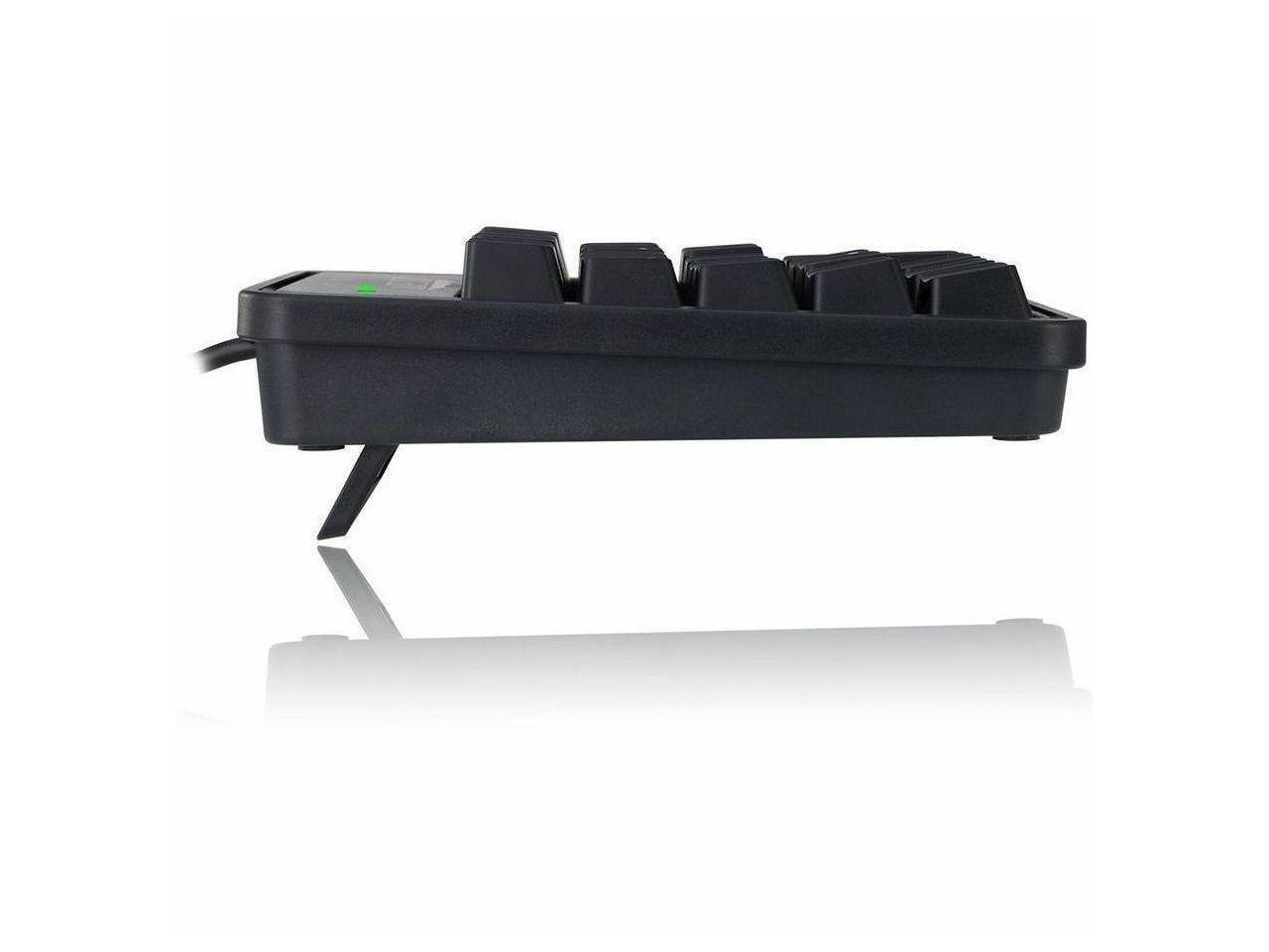 Alt View 2. Adesso - Adesso Easytouch 600UB Keypad - USB, 19 Keys, Cherry MX Red, Windows 7/Mac - Black.