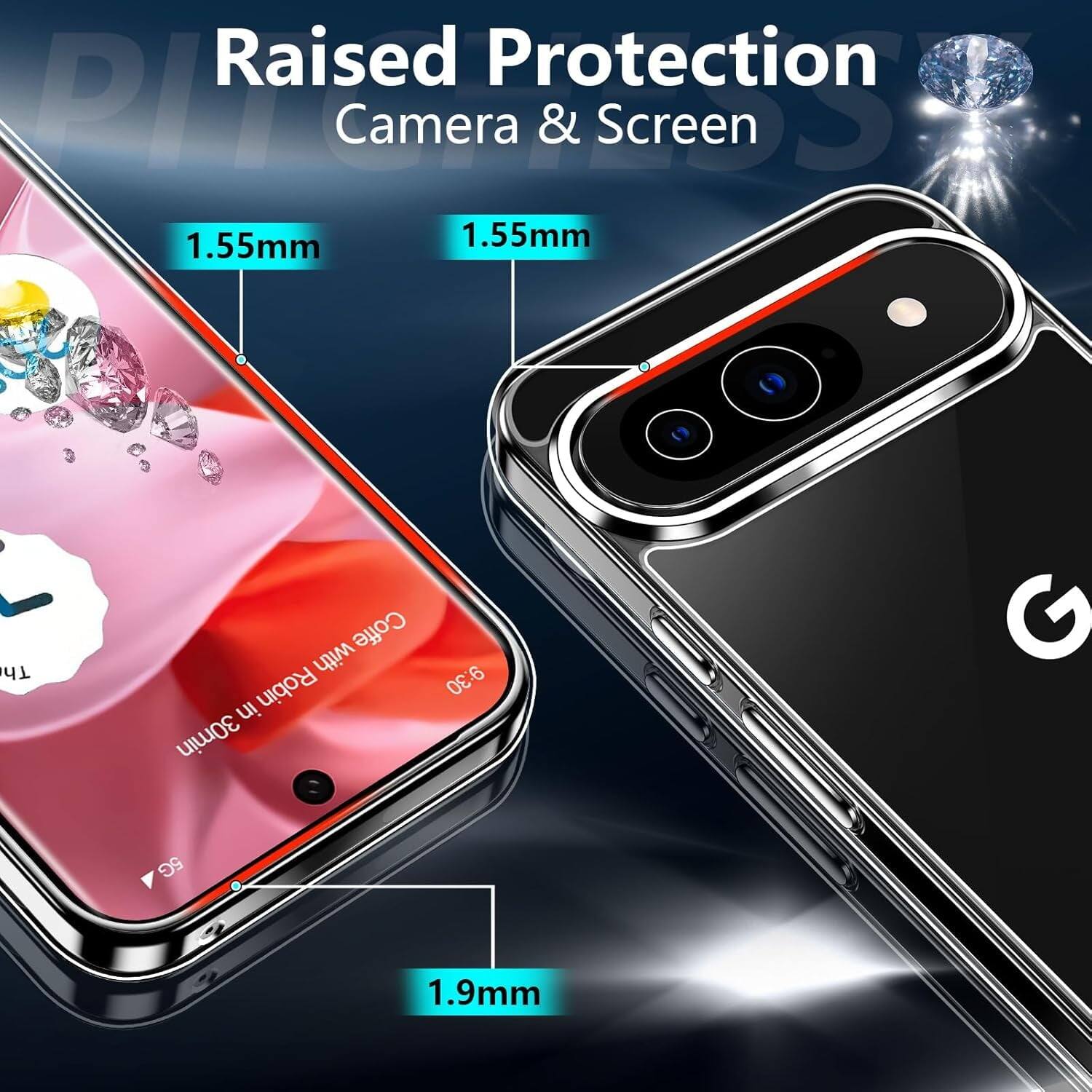 Raised Protection Camera & Screen 1.55mm 1.55mm 1.9mm