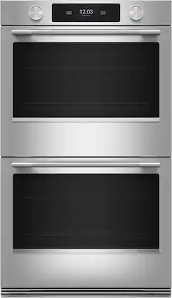 KitchenAid - 27" Smart Built-In Electric Double Wall Oven with Assisted Cook Cycles - Stainless Steel
