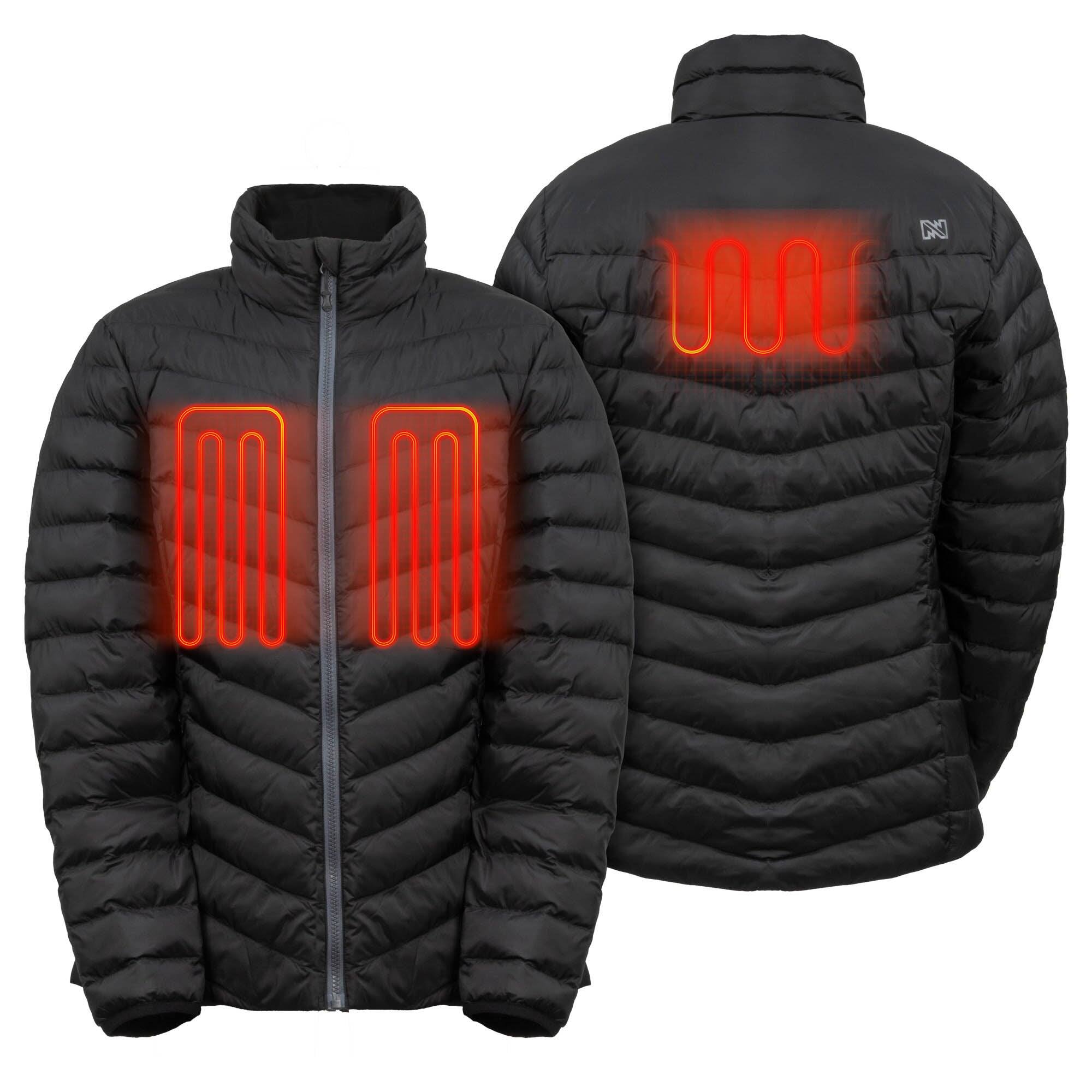 Alt View 1. Mobile Warming - App Controlled Women's Backcountry Xtera Heated Jacket - Black.