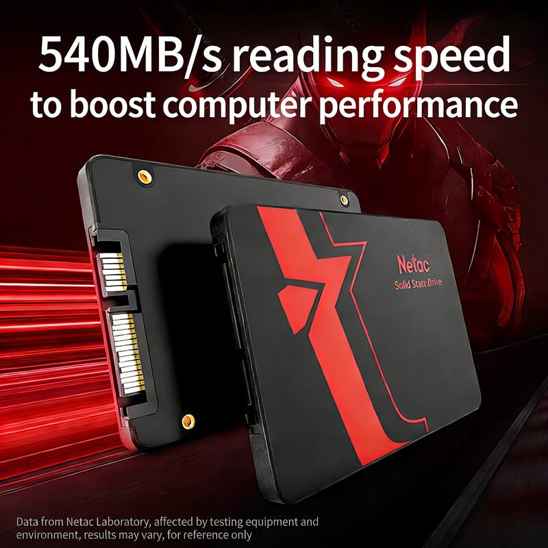 540MB/s reading speed to boost computer performance

Data from Netac Laboratory, affected by testing equipment and environment, results may vary, for reference only
