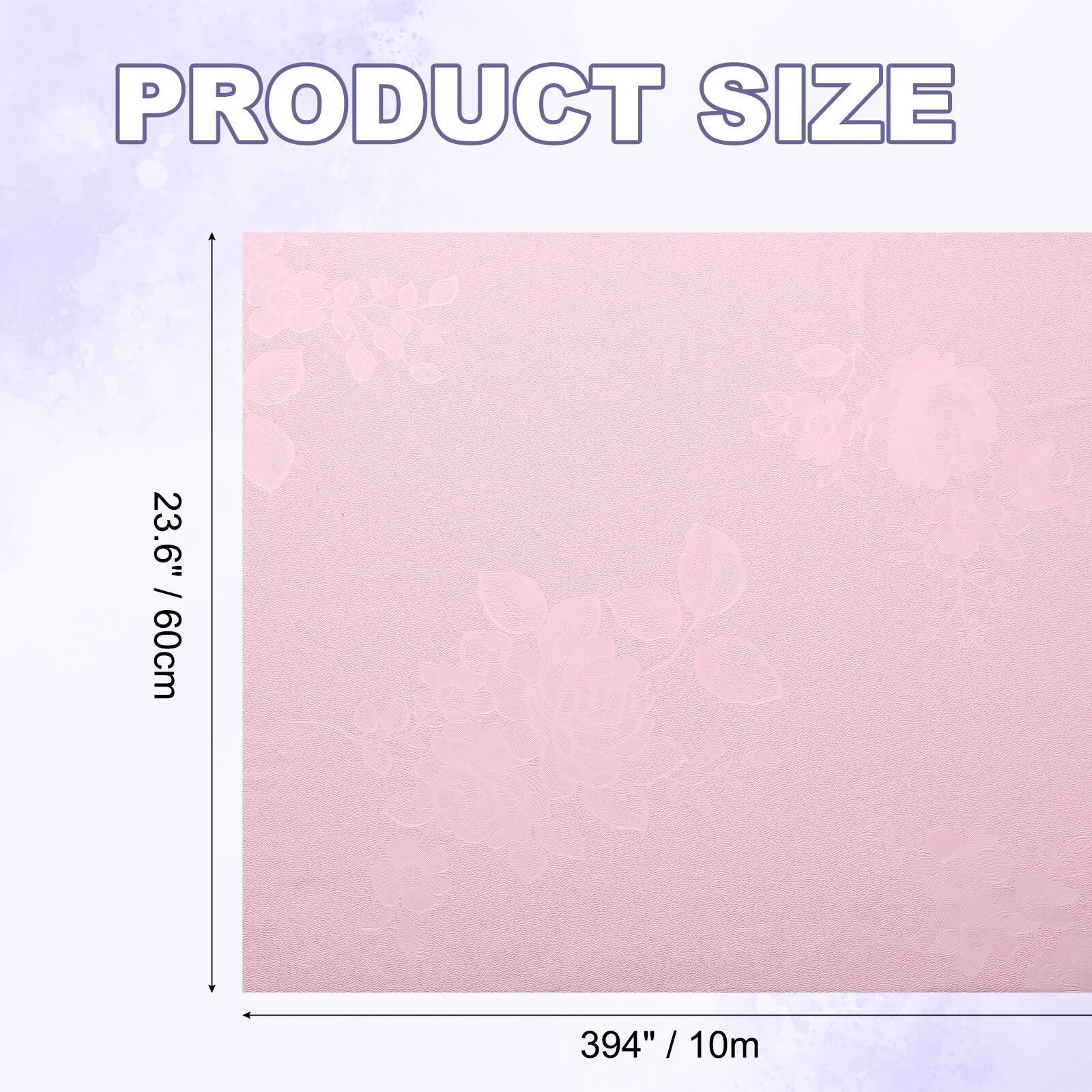 PRODUCT SIZE  
23.6" / 60cm  
394" / 10m