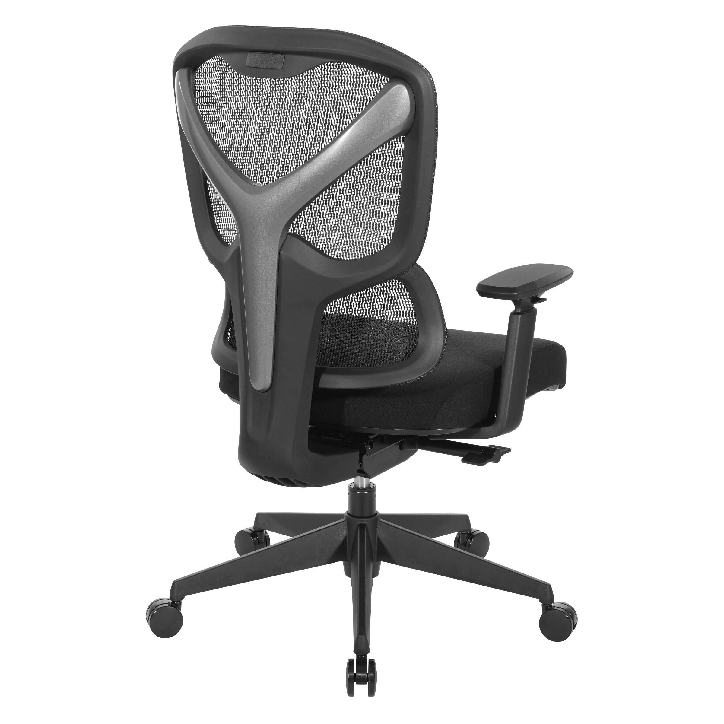 OSP Home Furnishings High Back Mesh Back Manager’s Chair with Self