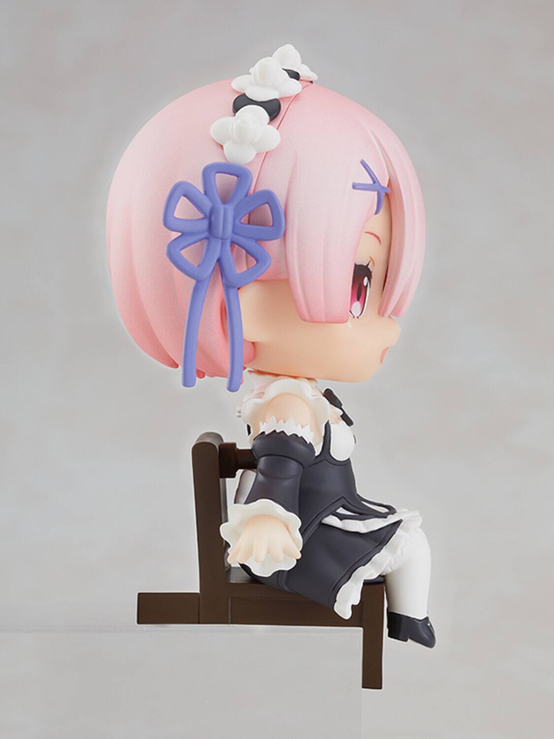 Alt View 4. Good Smile Company - Good Smile Company - Re: Zero - Ram Nendoroid Swacchao Action Figure   - Collectibles - Multicolor.