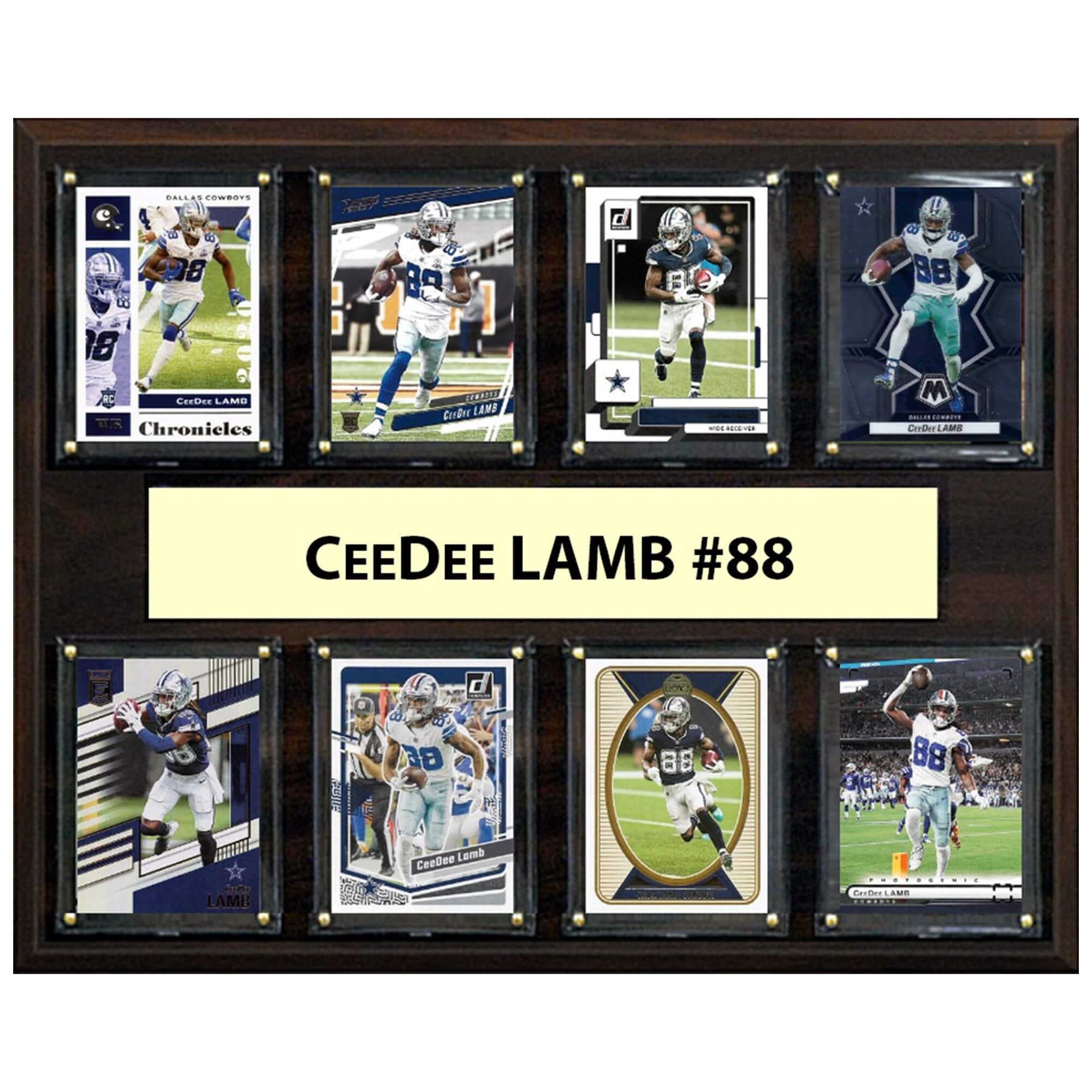 "C&I Collectibles - CeeDee Lamb Dallas Cowboys 12"" x 15"" Trading Card Plaque - Multicolor" price history on PriceWatchPro