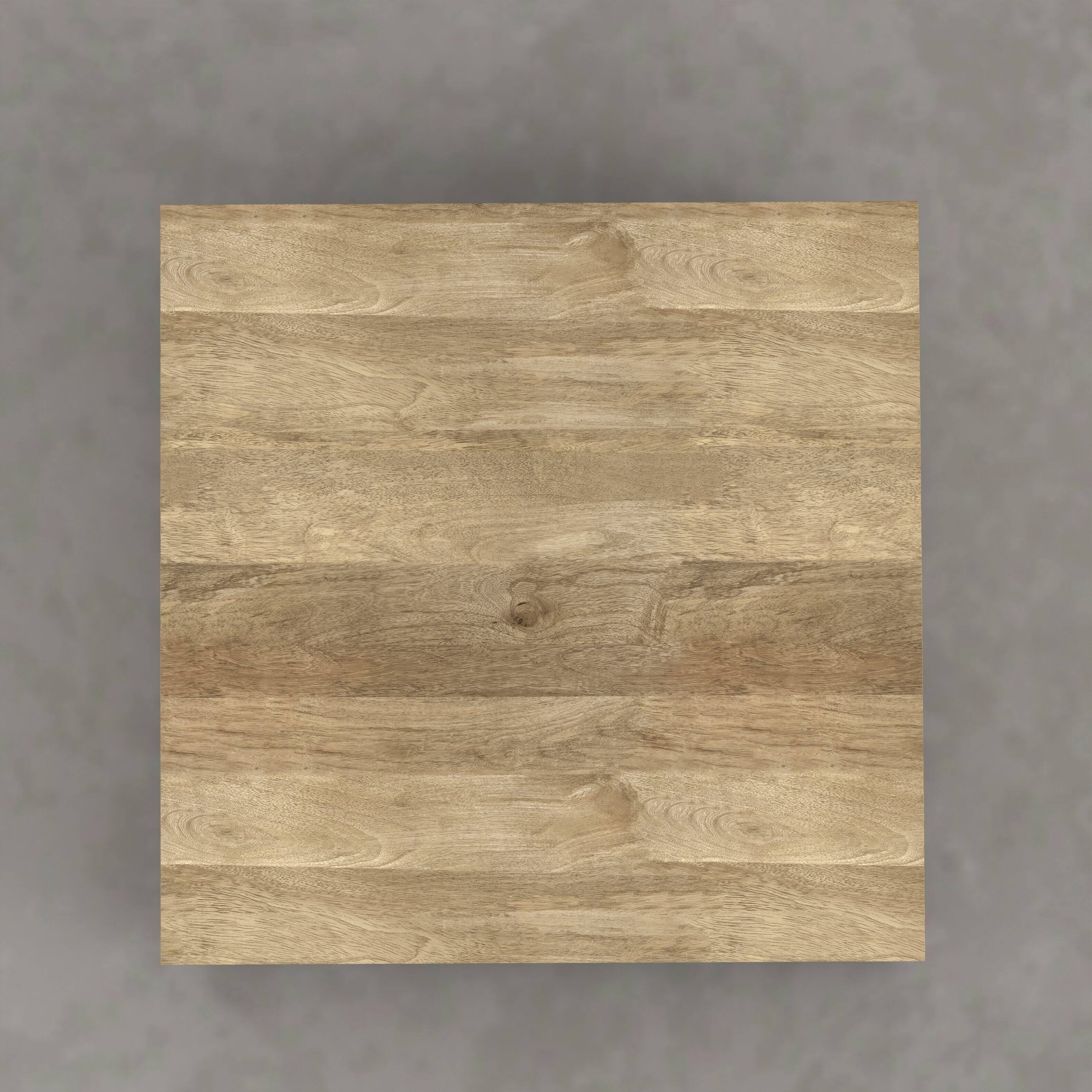 Left. Simpli Home - Lockhart 30 inch Wide Solid Mango Wood Square Coffee Table, Natural Blonde - Natural Blonde.
