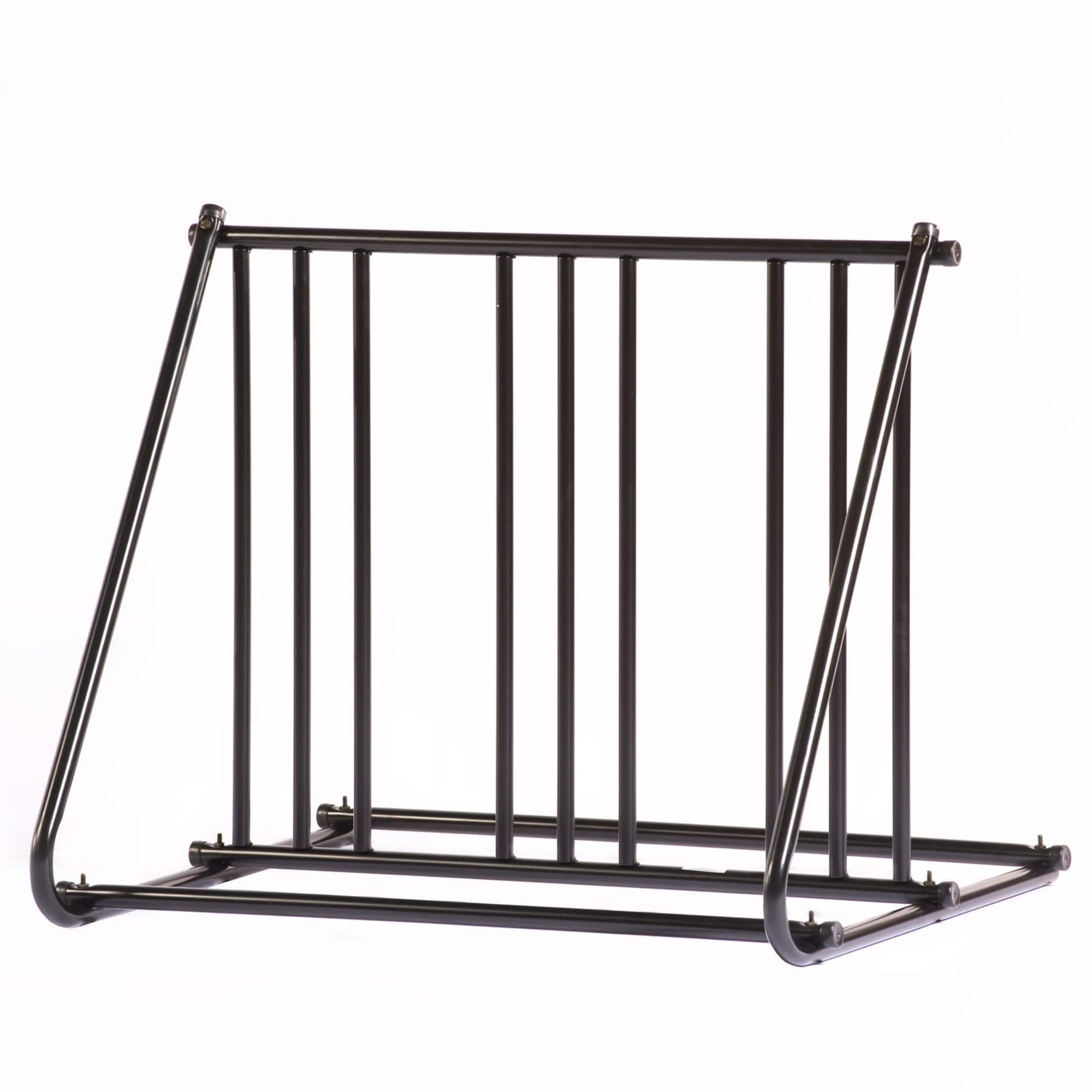 Saris - Mighty Mite 6-Bike Parking Rack, Indoor and Outdoor Grid Bike Rack - Black
