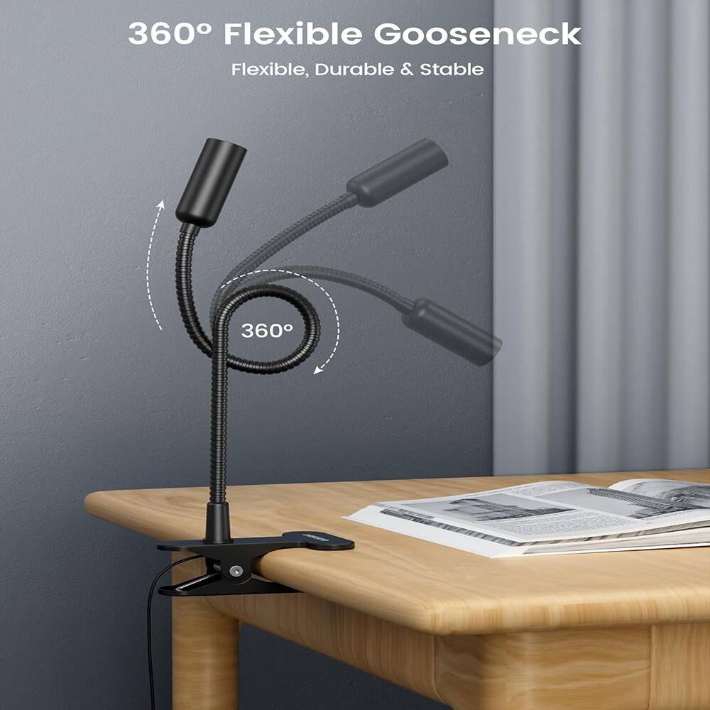 360° Flexible Gooseneck  
Flexible, Durable & Stable  
360°