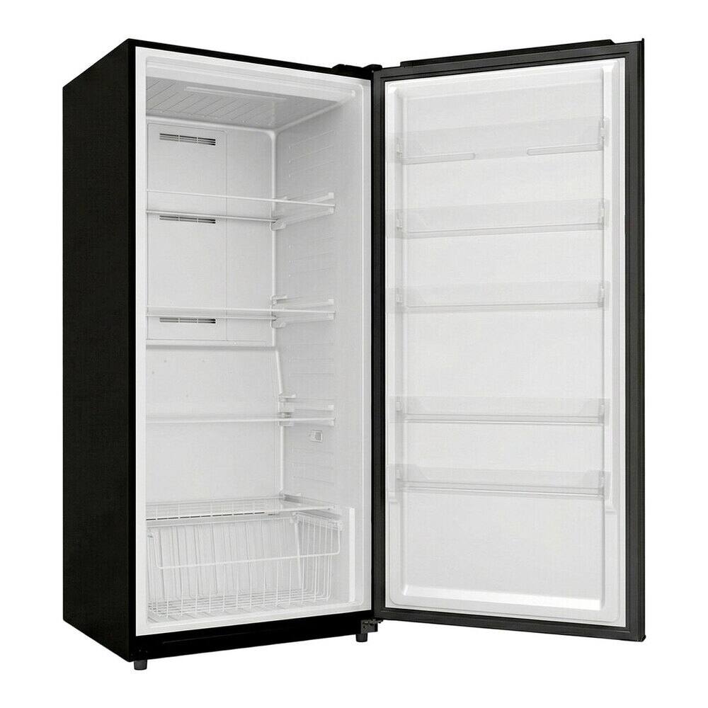 Alt View 4. Verona - Verona 33 in. Convertible Upright Freezer/Refrigerator with 20.2 cu. ft. Storage Capacity (Black) - Black.