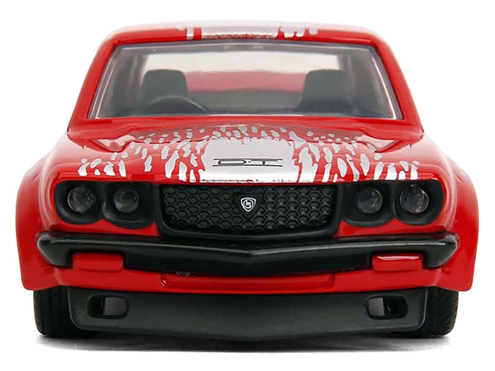 Alt View 5. Jada - 1974 Mazda RX-3 Red with Graphics "Fast & Furious" Series 1/32 Diecast Model Car by Jada.