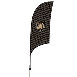 Victory Corps - Army Black Knights 7.5' Wordmark Razor Feather Stake Flag - Multicolor