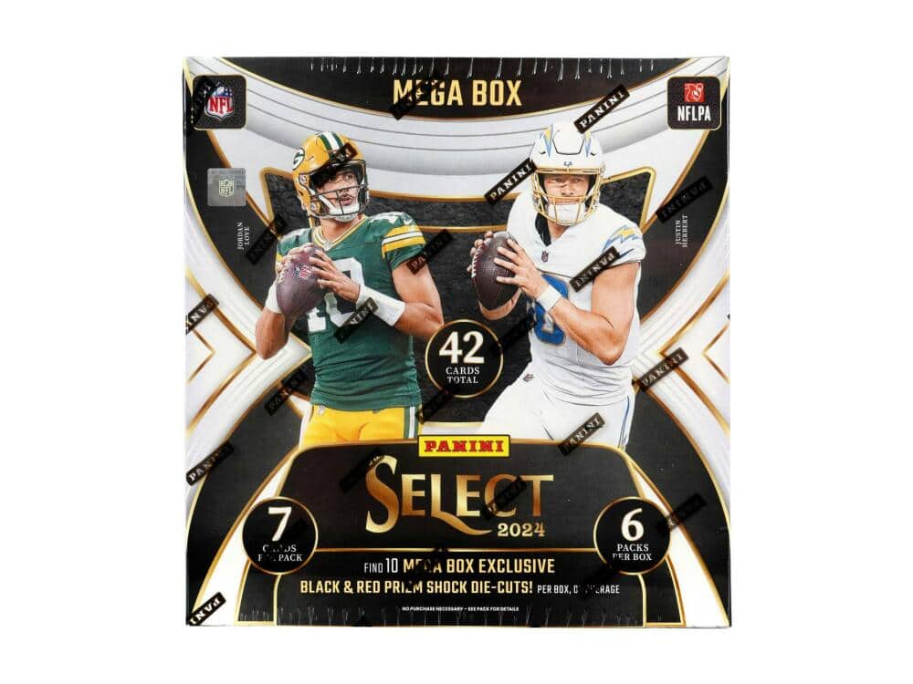 2024 Panini Select Football Mega Box BLACK RED PRIZMS price history on PriceWatchPro