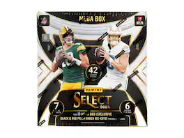 2024 Panini Select Football Mega Box BLACK RED PRIZMS