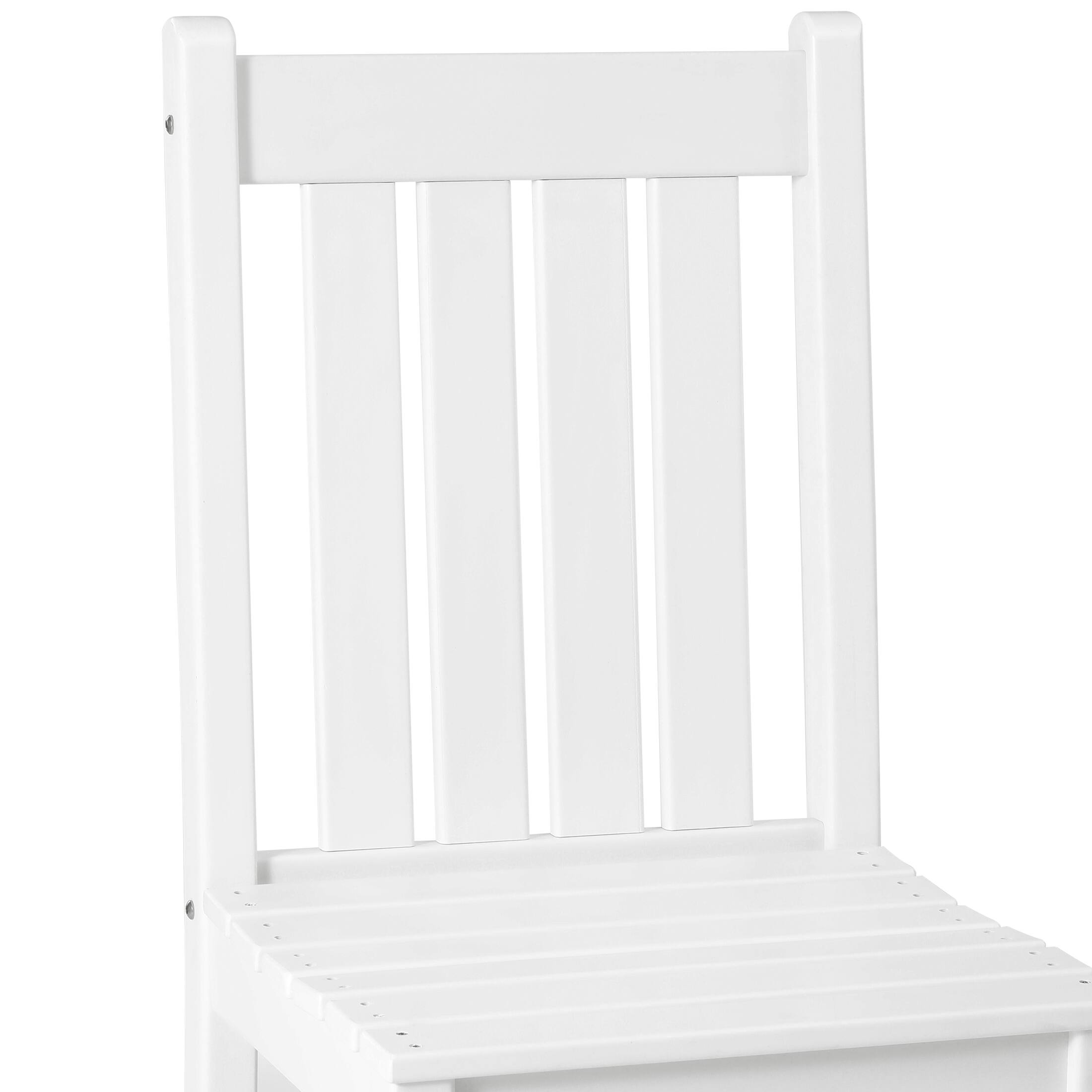 Alt View 2. WestinTrends - WestinTrends Malibu Outdoor Patio Dining Chair - White.