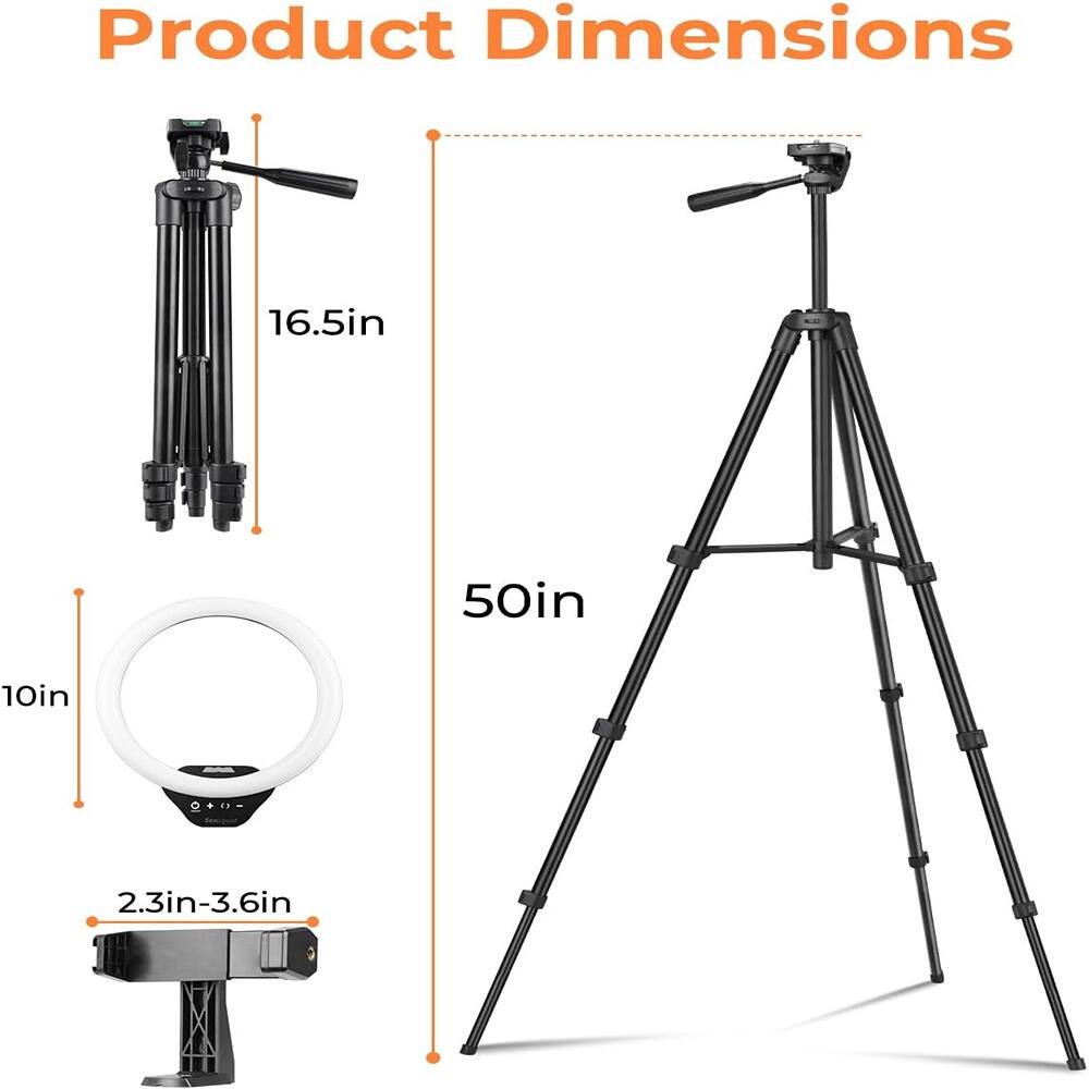 Product Dimensions

- 16.5in
- 50in
- 10in
- 2.3in-3.6in